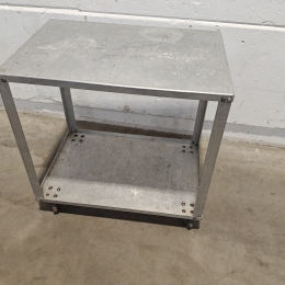 Aluminium mobiel onderstel - 80x54x78 cm 